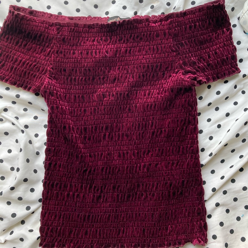 Hot topic velvet top